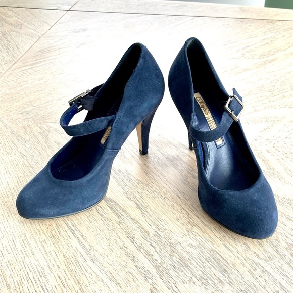 Buffalo London Mary Jane Pumps - Blue - 36 - Picture 2 of 10